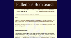 Desktop Screenshot of fullertonsbooksearch.co.uk
